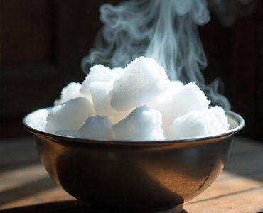 یخ خشک دودزای اهورای در کاسه